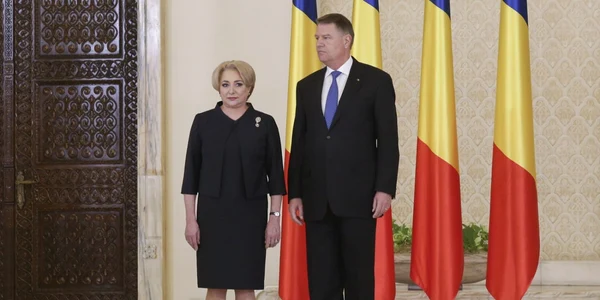 Viorica Dăncila şi Klaus Iohannis. FOTO Inquam Photos/Octav Ganea