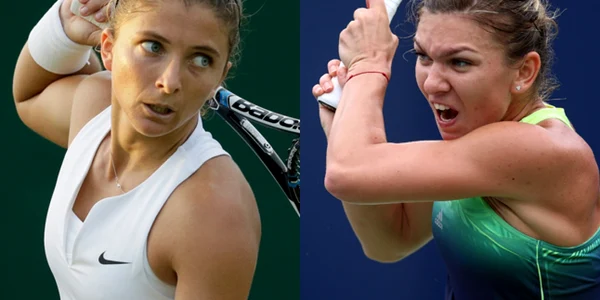 Sara Errani Simona Halep colaj foto AP