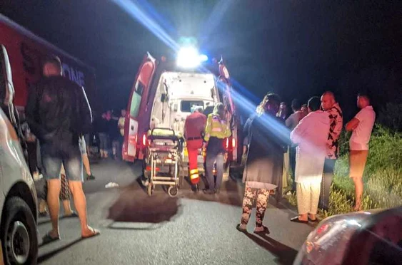 Accident rutier grav în judeţul Galaţi FOTO: ISU Galați