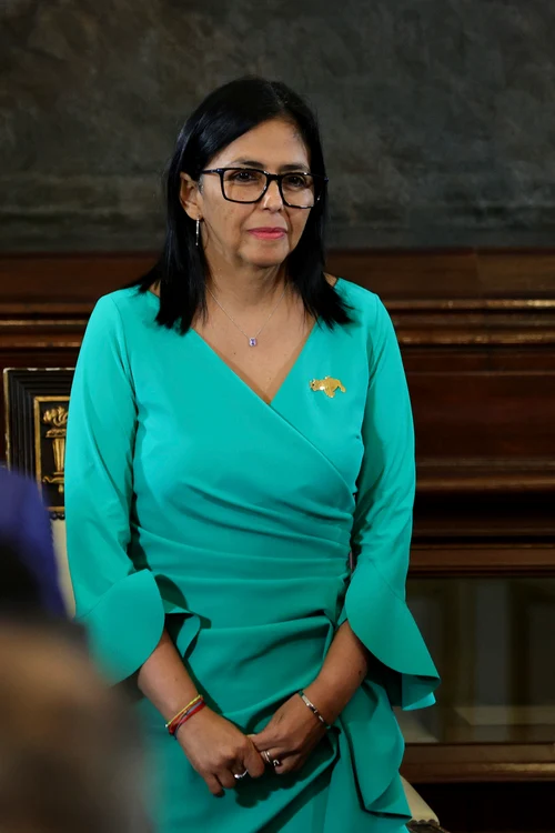 Delcy Rodríguez este președintele interimar al Venezuelei (Foto: GettyImages)