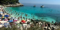 Marble Beach în Thassos Grecia Foto Facebook Rodica Simion