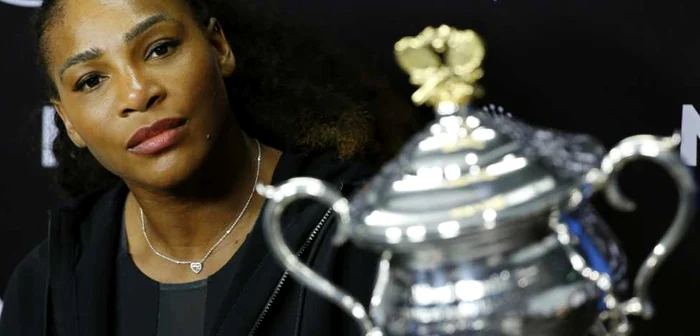 Serena Williams, după câştigarea Open-ului Australian/ Foto: EPA