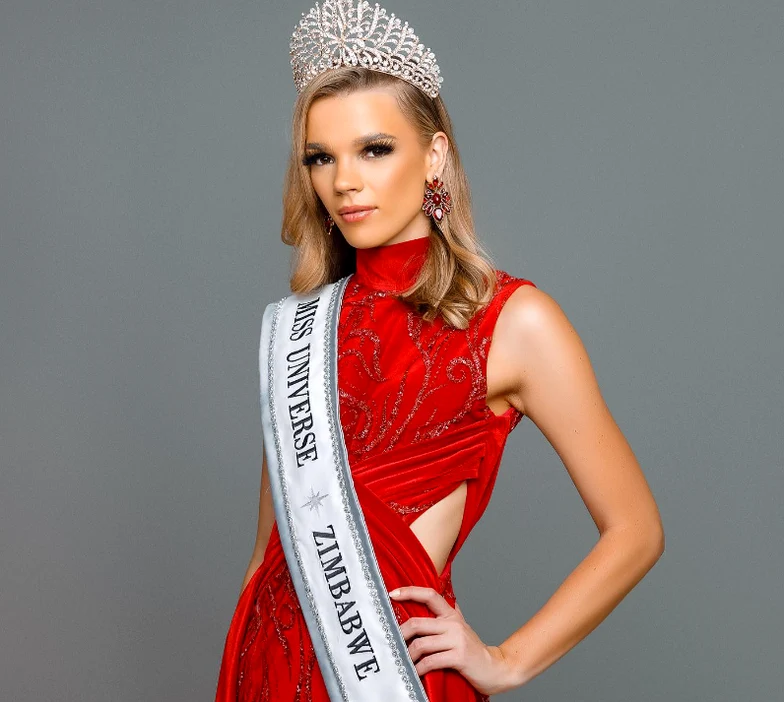 Brooke Bruk-Jackson, o femeie albă, a fost încoronată Miss Universe Zimbabwe 2023.