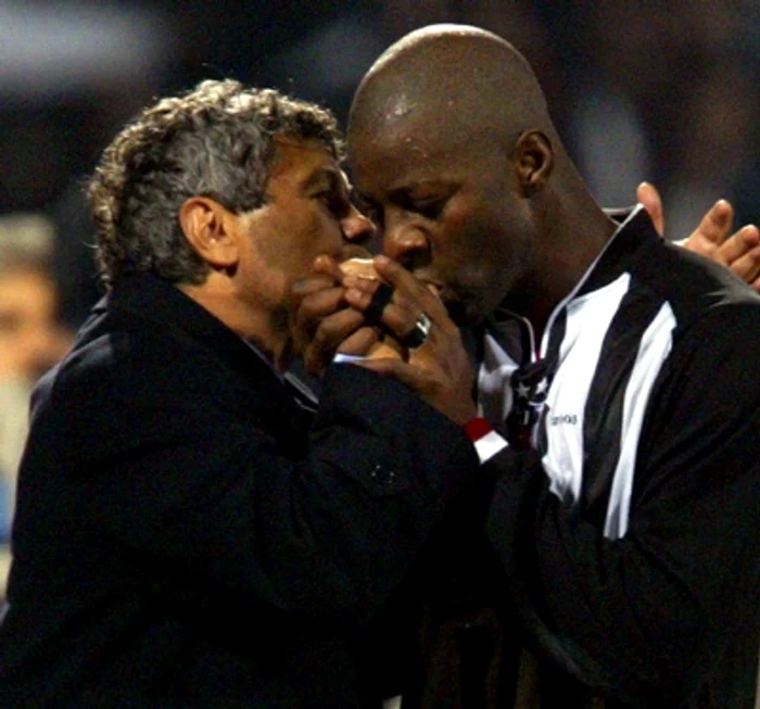 Pascal Nouma si Mircea Lucescu