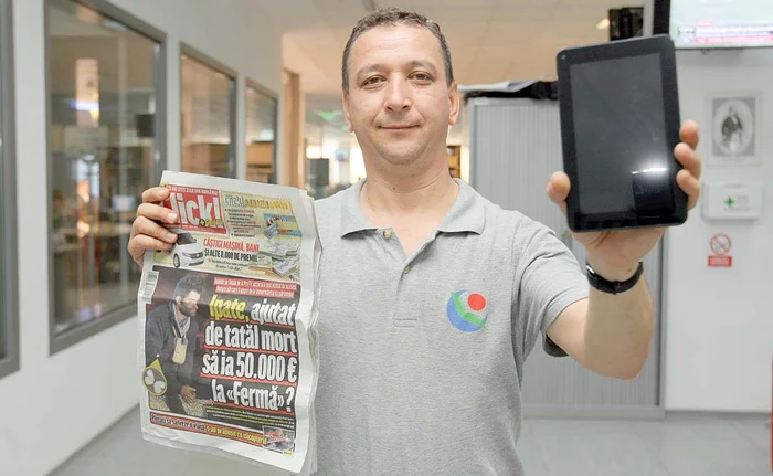 
    Vladimir Bitenco a câştigat o tabletă cu Click!MANIAFoto: Click!  