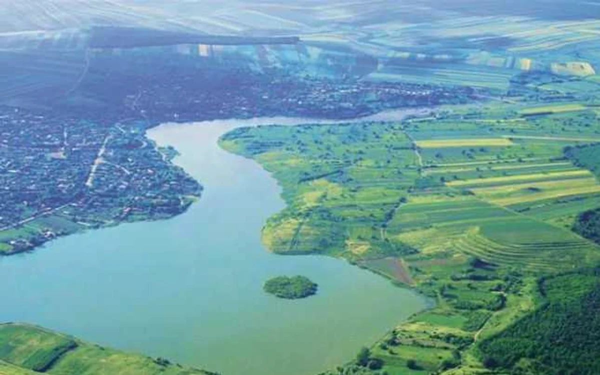 Fotografie aerienă la Dunărea de Jos Foto:Muzeul Gumelniţa