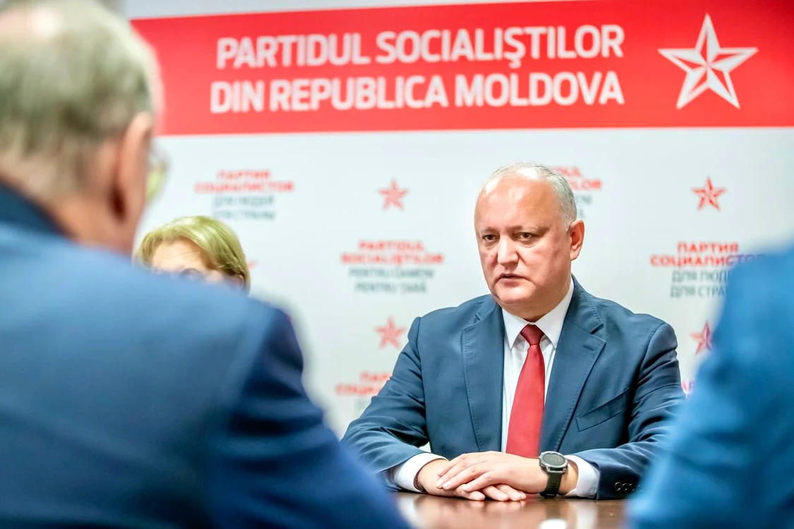 Igor Dodon este judecat în dosarul ,,Sacoșa neagră”. FOTO: Socialistii.md
