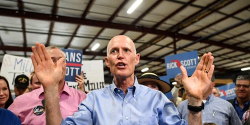 rick scott Photo by Jeff J Mitchell/Getty Images