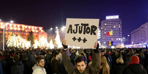 A patra seara de proteste pentru Justiție in București FOTO Inquam Photos / Octav Ganea