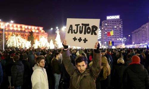 A patra seara de proteste pentru Justiție in București FOTO Inquam Photos / Octav Ganea