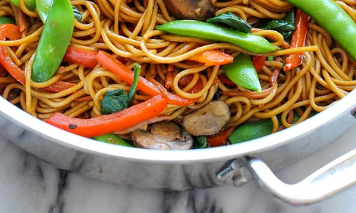 spaghete cu ciuperci si spanac jpeg