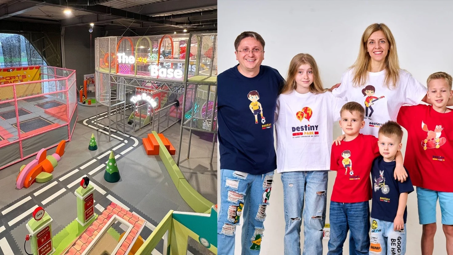 The Base, cel mai mare loc de joacă din Constanța, inaugurat alături de Familia Melimi