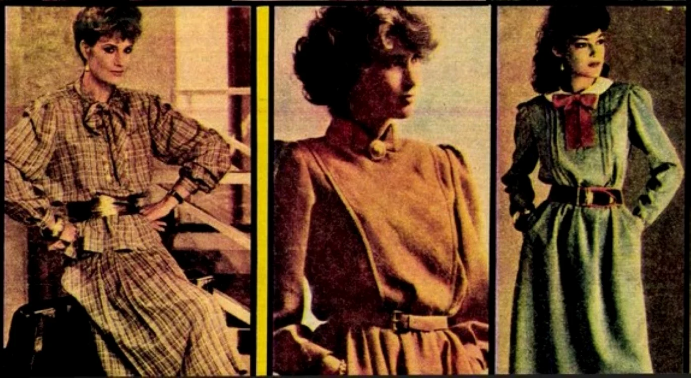 Pagină de modă din revista „Femeia” / foto: Adevărul