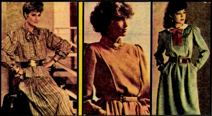 Pagină de modă din revista „Femeia” / foto: Adevărul