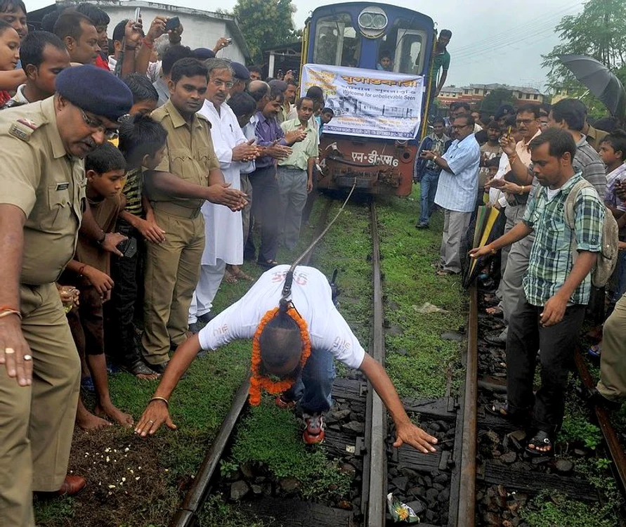 Sailendra Nath Roy era considerat omul cu cel mai rezistent păr. (Foto: Reuters)