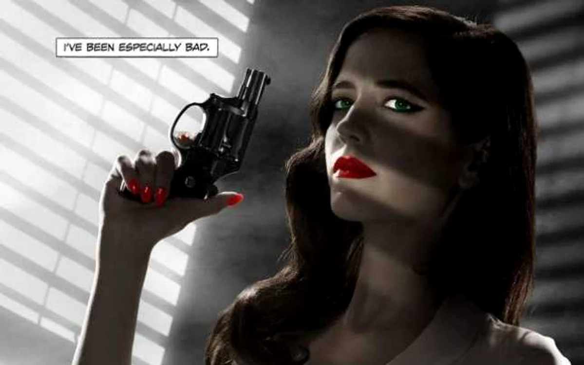 Posterul filmului „Sin City, A Dame to Kill For“ a fost interzis pentru că actriţa Eva Green arată mult prea sexi FOTO cinemagia.ro