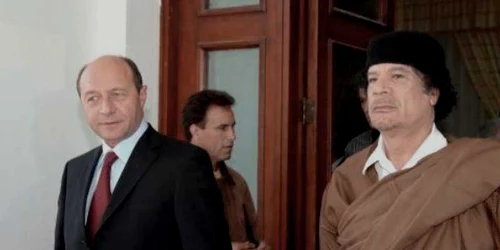 Băsescu despre prăbuşirea lui Gaddafi