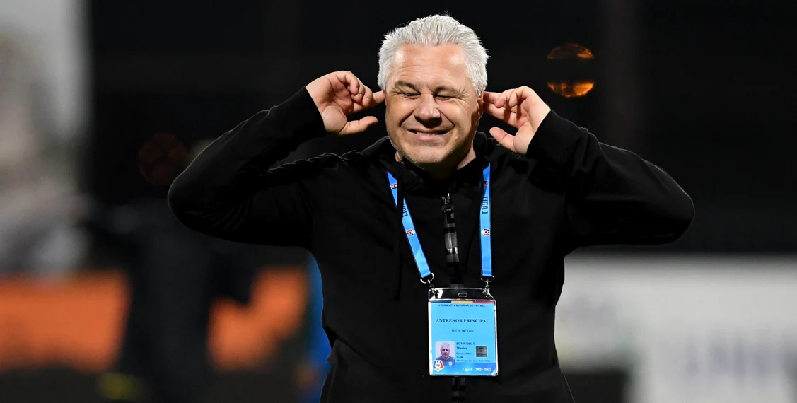 Marius Șumudică se ceartă cu cine îi iese în cale. Foto Sportpictures