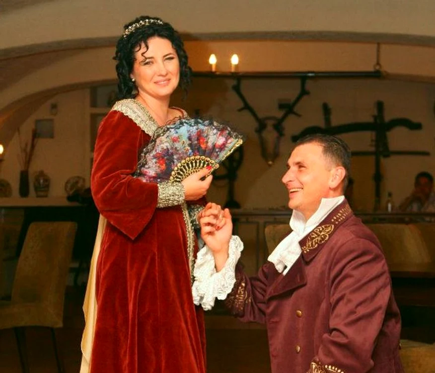 Cristi Bozgan și soția lui Elena, la nuntăfoto: arhiva personală