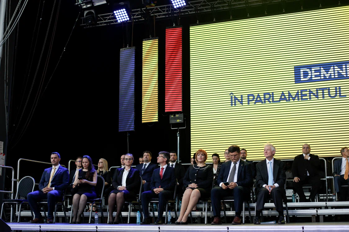 O parte dintre candidații AUR la europarlamentare FOTO Inquam Photos