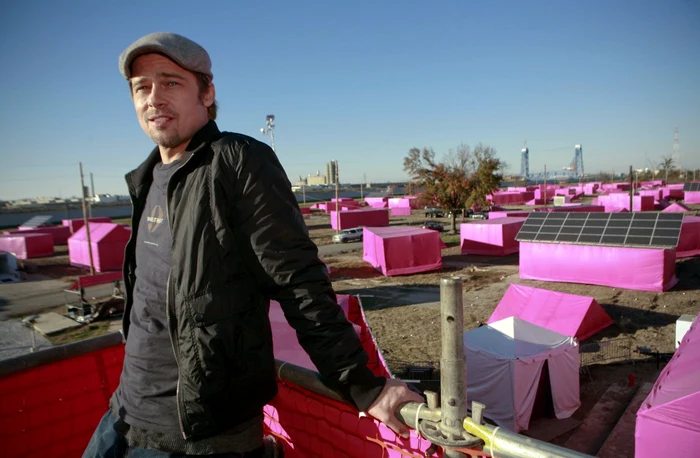 Brad Pitt are o fundaţie care construieşte 150 de case pentru locuitorii din New Orleans, oraş afectat de uraganul Katrina FOTO Reuters