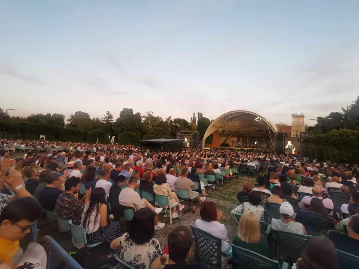 Concert cu David Garrett în Parcul Rozelor FOTO Ștefan Both