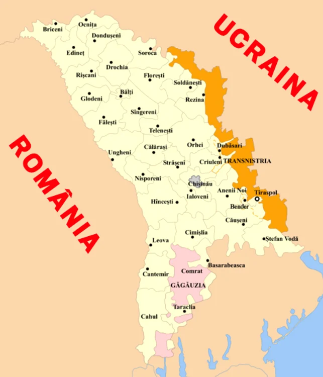 Republica Moldova si Transnistria.