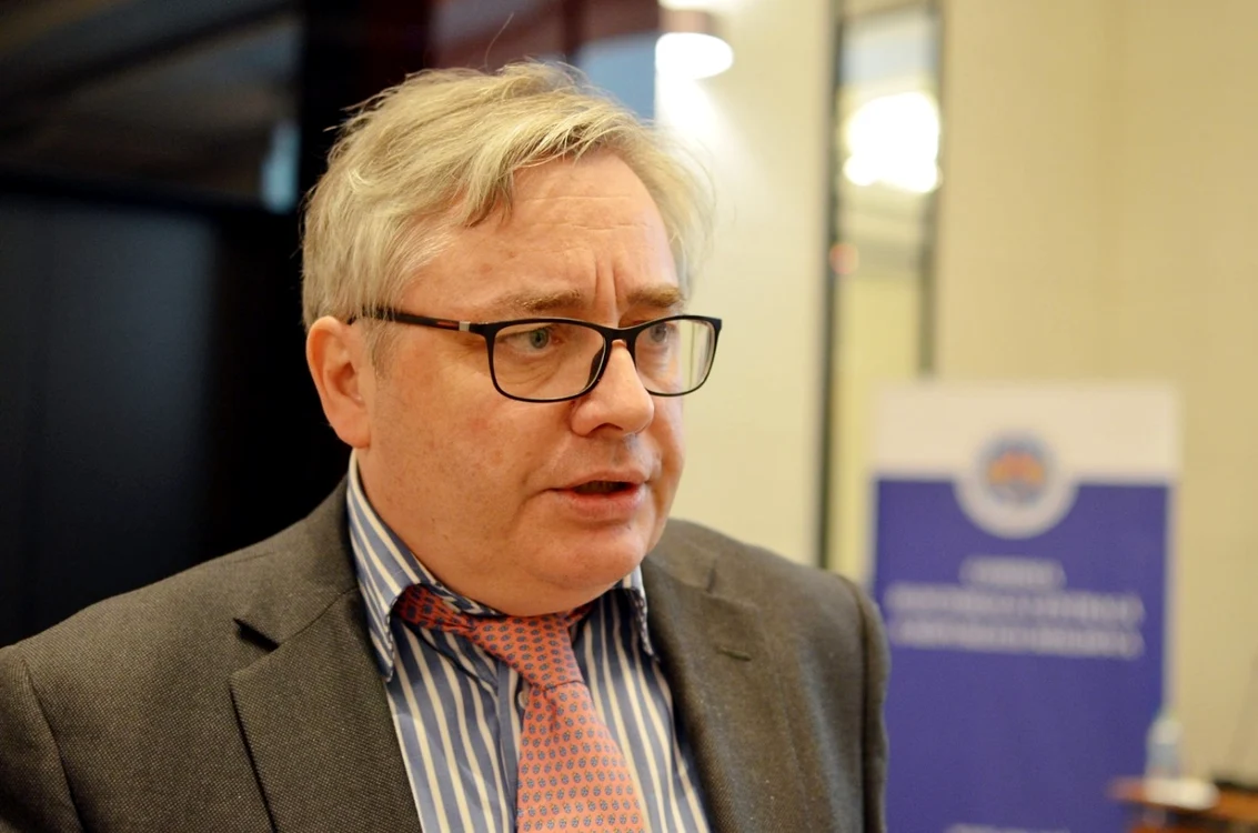 François Friederich a oferit un interviu în exclusivitate ziarului Adevărul Moldova FOTO Alexandru Tarlev