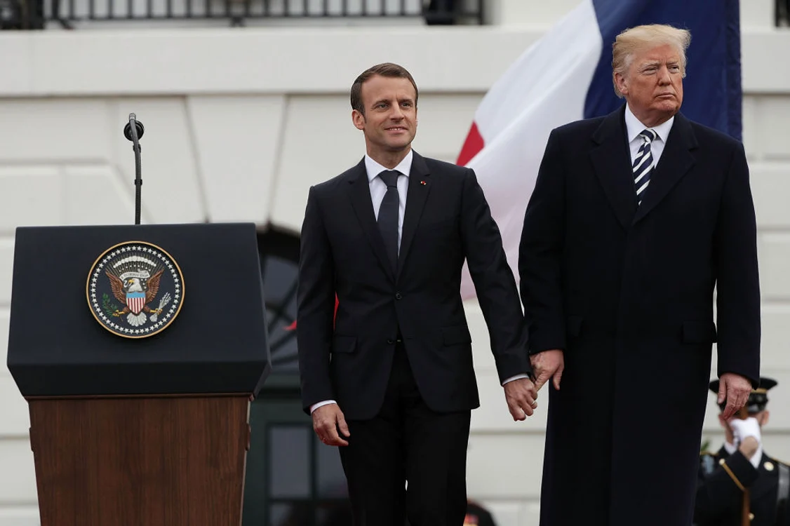 Macron susține apelul lui Trump pentru pace în Ucraina FOTO: Arhivă