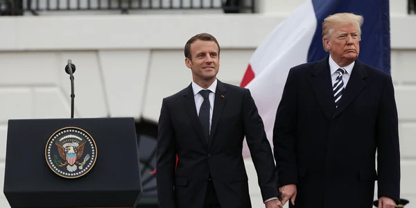 President Trump And First Lady Melania Trump Welcome President Macron And Mrs Macron To The White House jpeg