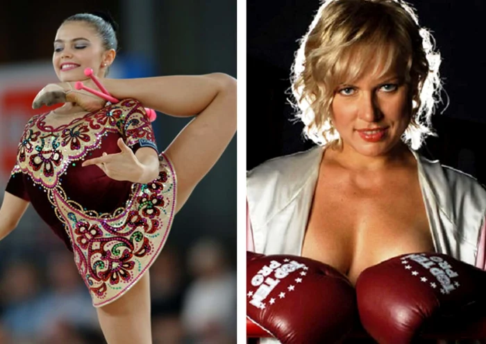 Alina Kabaieva (32 de ani) - în stânga - și Natascha Ragosina (39 de ani) apar și ele pe lista cuceririlor președintelui rus Vladimir Putin