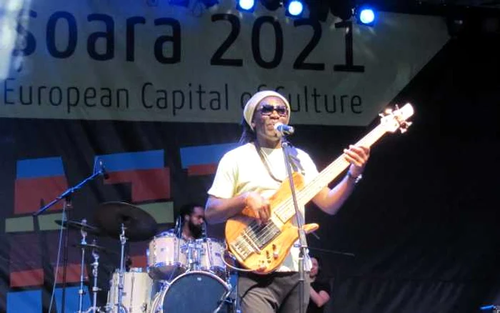 Richard Bona în concert la Festivalul JazzTM Foto: Ştefan Both