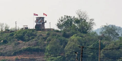 Granita dintre Coreea de Nord si Coreea de Sud FOTO EPA-EFE