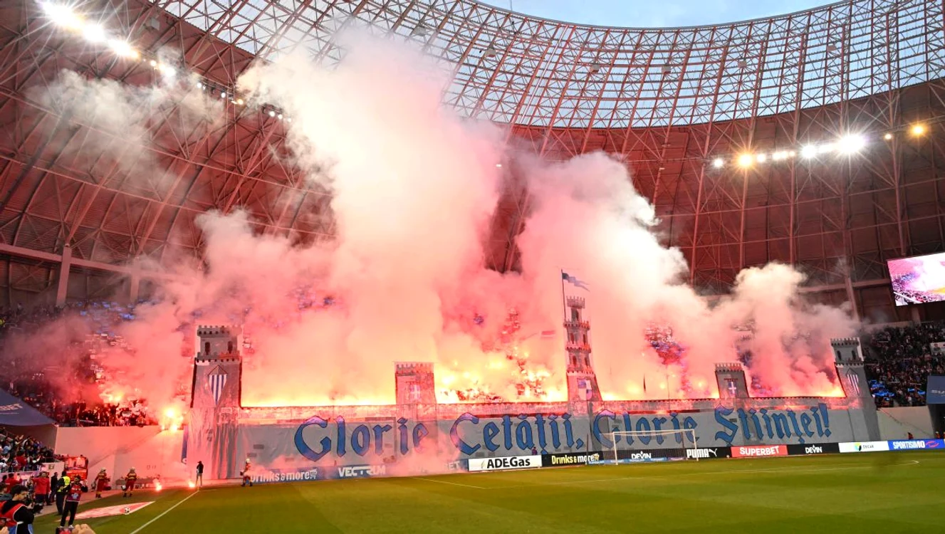 Fanii Craiovei au făcut o atmosferă de vis (FOTO: Sportpictures)