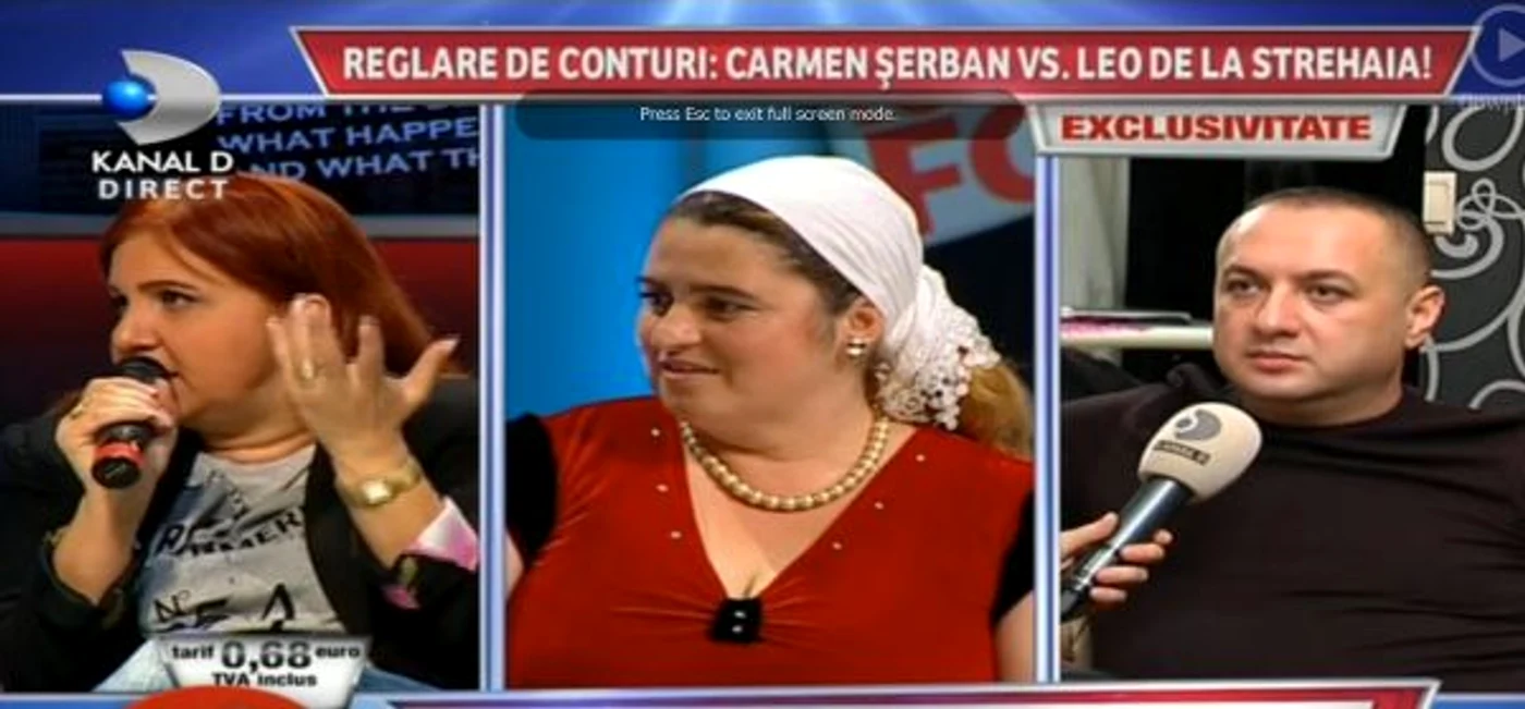 Carmen Şerban, acuzaţii grave la adresa fostului iubit, Leo de la Strehaia