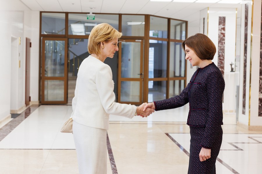 Principesa Margareta și principele Radu, întrevedere cu lidera de la Chișinău. Ce au discutat