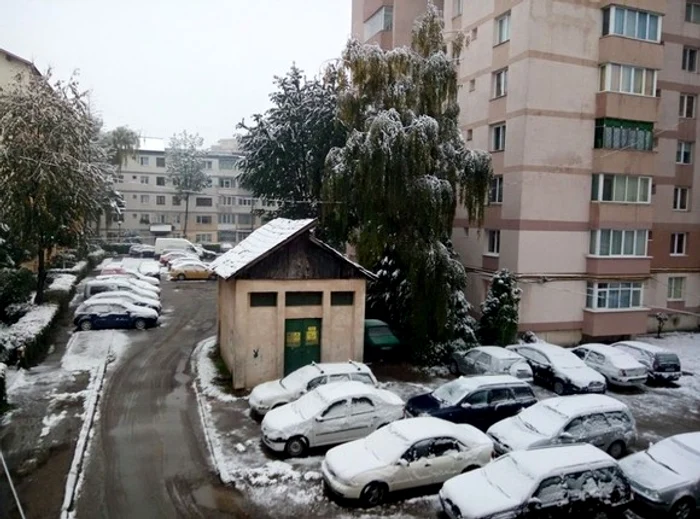 În județul Suceava s-a depus deja strat de zăpadă
