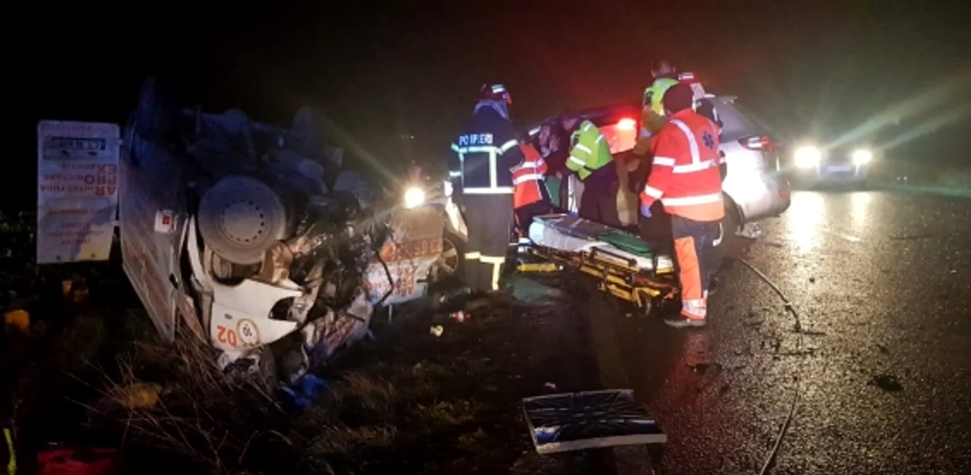 Accident mortal la Baia FOTO IPJ Tulcea