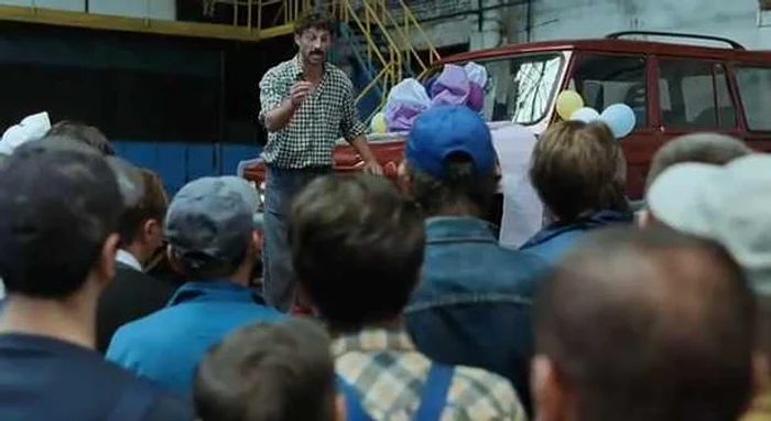 Cadru din filmul «Despre oameni şi melci».