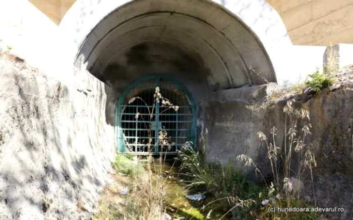 Tunel de pe malul Lacului Gura Apelor. Foto: Daniel Guță. ADEVĂRUL