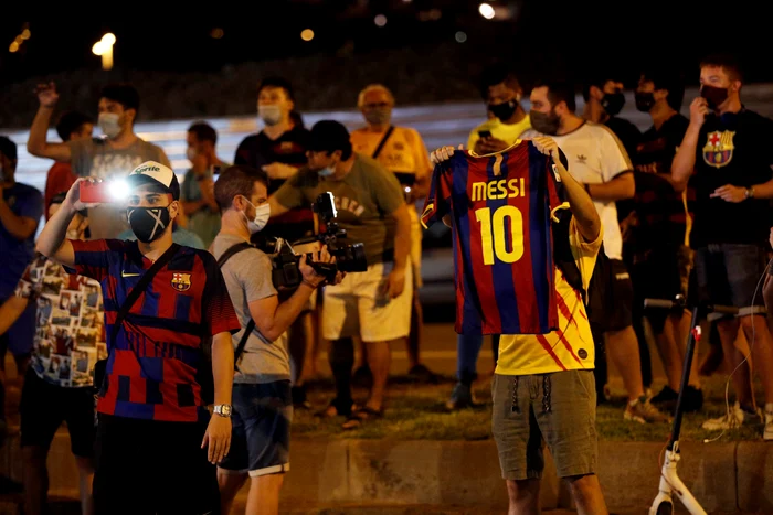 Fanii Barcelonei nu acceptă plecarea lui MessiFoto: EPA-EFE