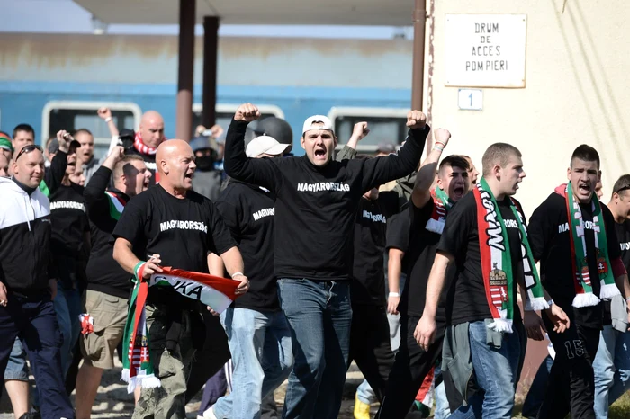 Suporteri maghiari FOTO Mediafax