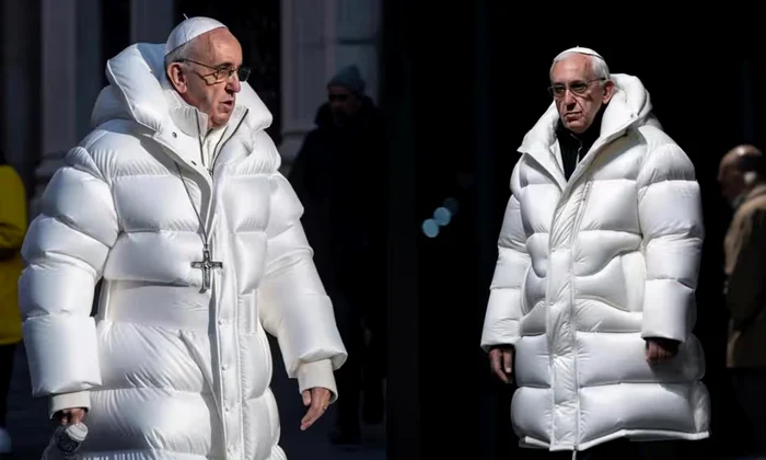 Papa a fost de mai multe ori ținta imaginilor deepfake FOTO Reddit