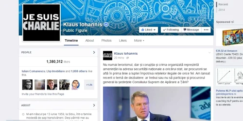 iohannis facebook charlie