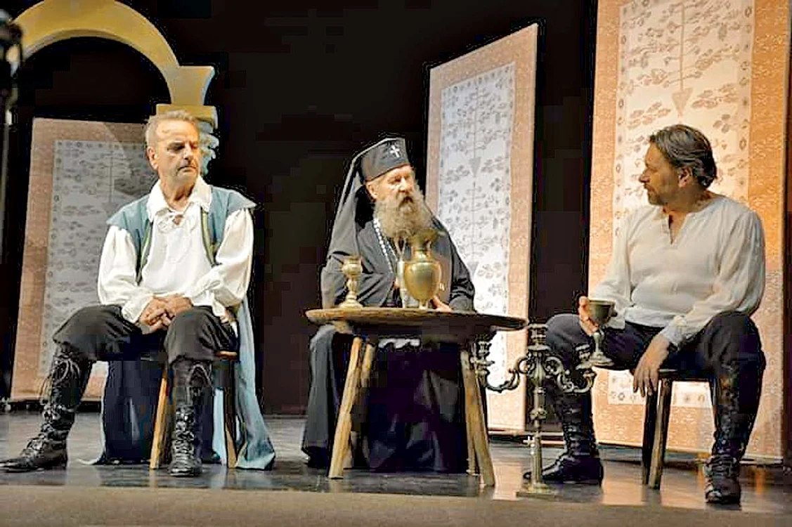 Protagonist într-o piesă religioasă