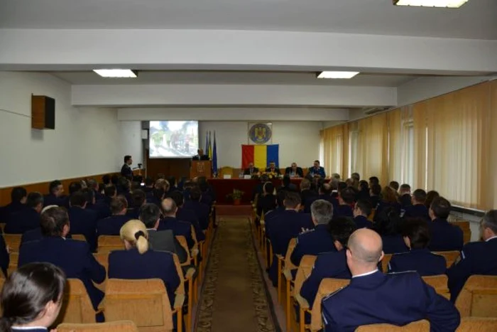 Şedinţa de bilanţ FOTO Biroul de Presă al IPJ Mehedinţi