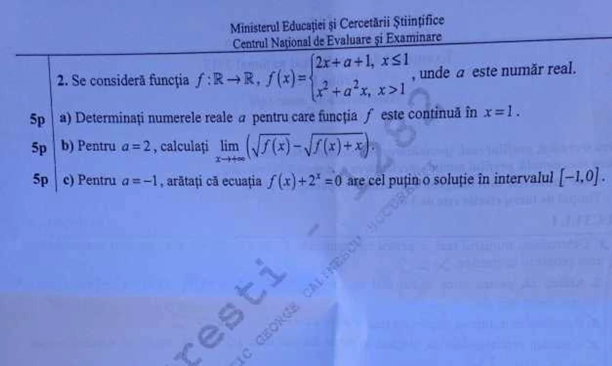 subiect mate simulare mate-info bac 2015