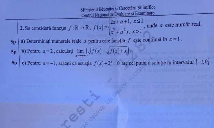 subiect mate simulare mate-info bac 2015