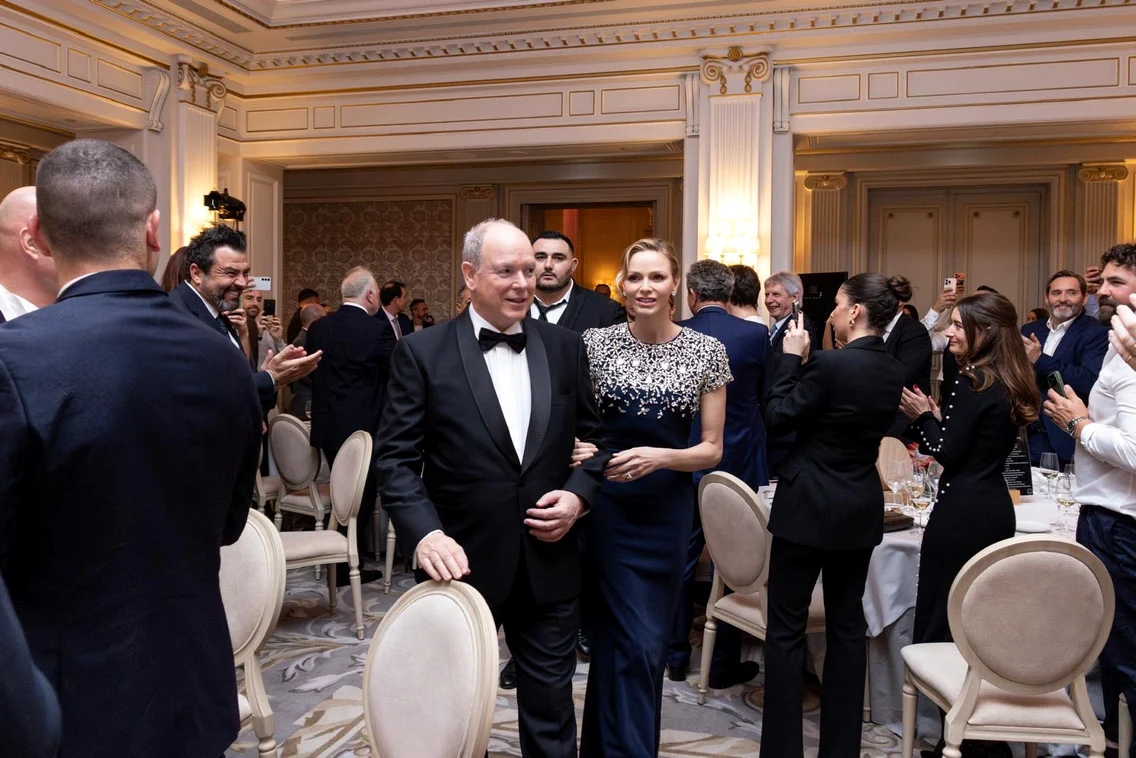 Prințul Albert de Monaco și Prințesa Charlene la gala de caritate organizată de Provale 2026. FOTO: Palatul Princiar