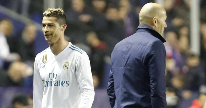Ronaldo a fost schimbat în minutul 82 de Zidane după încă o prestaţie modestă